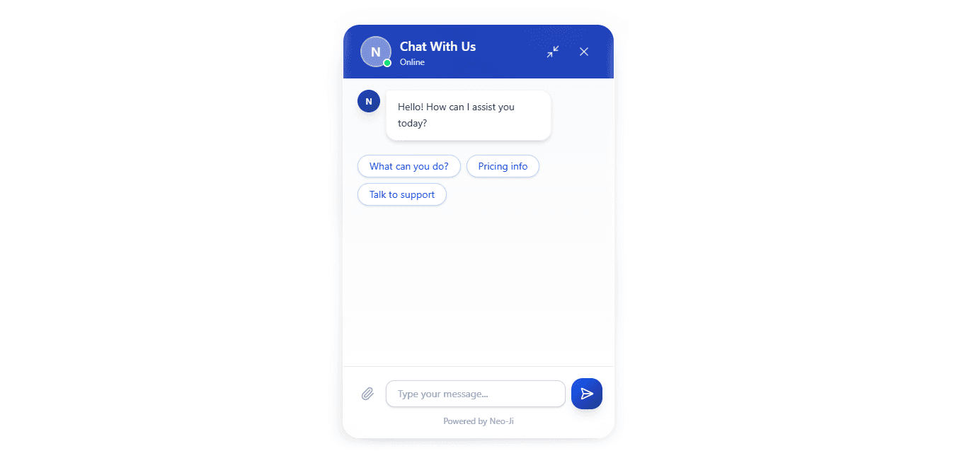 Analytics query builder interface